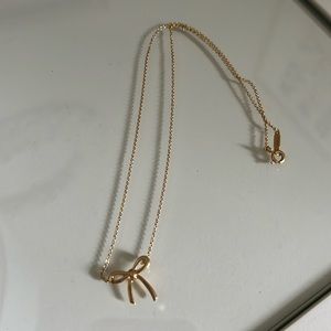 Tiffany Bow Necklace - 18” chain